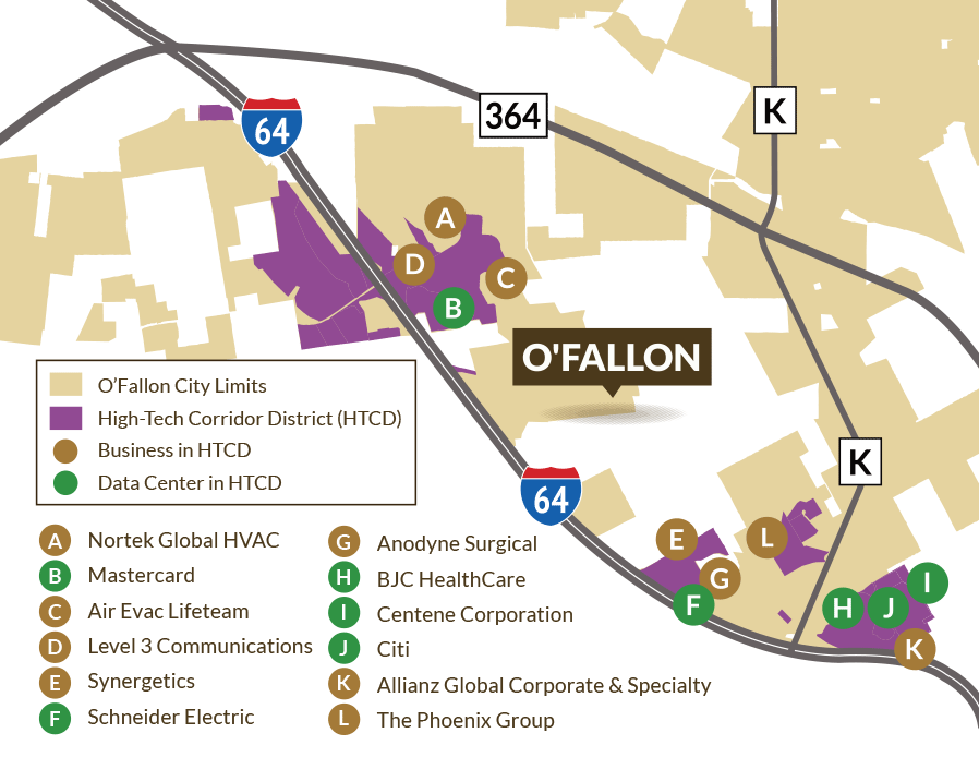 High-Tech Corridor District map